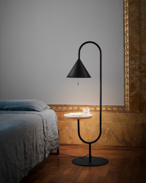 Lounge Floor Lamp, Blitz Design, Italian Furniture Brands, Floor Lamp With Shelves, Design Del Prodotto, Light Design, Italian Furniture, Metal Furniture, Floor Lights