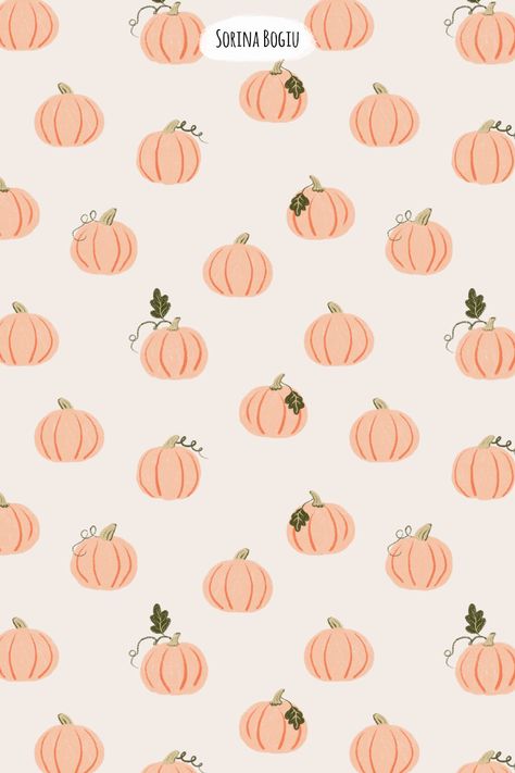 Pumpkins pattern design #pumpkin #pattern #patterndesign #fall #autumn #halloween Classroom Screen, Fall Surface Pattern Design, Pumpkin Pattern Illustration, Pumpkin Pattern Wallpaper, Orange Pumpkin Wallpaper, Autumn Surface Pattern, Pumpkin Fabric Pattern, Pastel Pumpkins, Fall Graphics