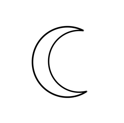 Moon Tattoo Line Art, Line Art Moon Tattoo, Minimal Moon Tattoo, Moon Stencil, Easy Moon Tattoo Designs, Moon Single Line Tattoo, Minimal Tattoo Moon, Full Moon Line Tattoo, Moon Outline