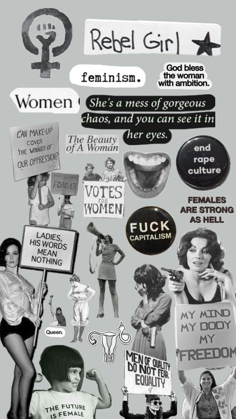 #feminist Feminism Poster, Feminist Punk, Words Mean Nothing, What Is Feminism, Feminism Quotes, Angry Women, Girl God, Riot Grrrl, Cute Couple Drawings