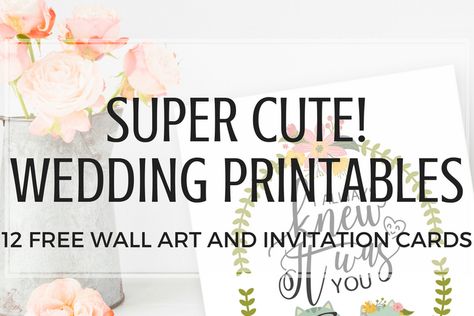 DIY Simple Wedding Invitation Cards And Decorations (Free Printable!) Cute and funny wedding printable cards and wall art with animal couples. #DIY #freeprintable #weddingideas Simple Wedding Invitation Cards, Diy Simple Wedding, Simple Wedding Invitation Card, Animal Couples, Pretty Wedding Invitations, Simple Wedding Invitation, Wedding Planner Binder, Wedding Printable, Couples Diy