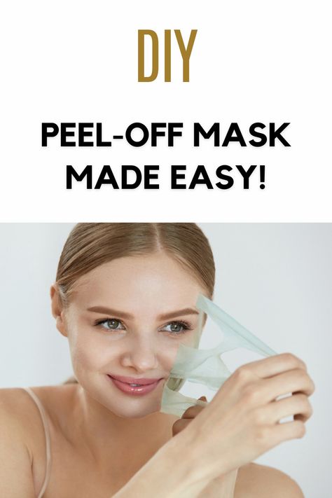 Diy Peel Off Face Mask, Diy Peel Off Mask, Face Mask Peel Off, Apple Cider Vinegar For Skin, Mask Recipes, Drugstore Products, Skincare For Oily Skin, Blackhead Mask, Face Home