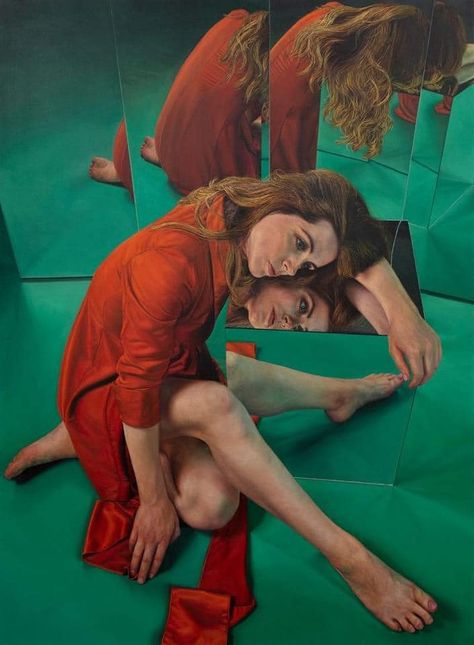 Ian Cumberland (1983-, Ireland) - Panopticon II; 2019, [oil on linen], 150 x 110 cm, private collection Ian Cumberland, A Level Art, Hyperrealism, Traditional Paintings, Global Art, Wonderful World, Magazine Art, Art Clothes, Art Market