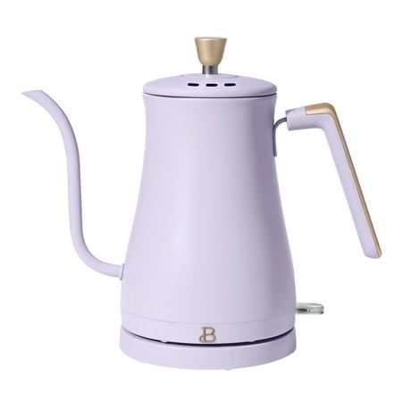 #ad #walmartclearance Purple Kitchen Appliances, Drew Barrymore Beautiful, Beautiful Kitchenware, Iced Tea Maker, Walmart Clearance, Gooseneck Kettle, Purple Kitchen, Electric Tea Kettle, Apartment Decorating On A Budget