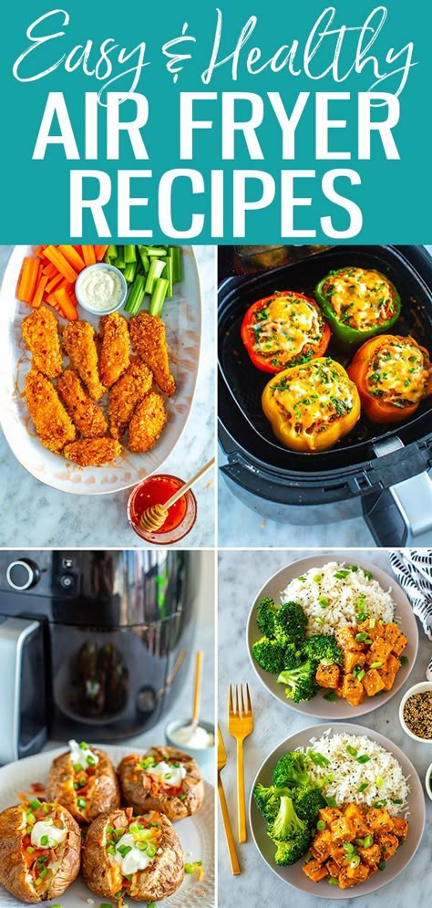 Easy And Healthy Air Fryer Recipes, Lazy Air Fryer Recipes, Airfryer Freezer Meals, Air Fryer Family Recipes, Air Fryer Meals For Diabetics, Ninja Double Air Fryer Recipes, Healthy Dinner Recipes For Family Air Fryer, Ninja Airfryer Recipe, Low Fodmap Air Fryer Recipes