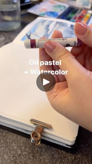 27K views · 24K reactions | Using oil pastels as masking medium together with watercolors 

#watercolor #paintingvideo #artreel #artandcraft #aquarela #watercolorpainting #oilpastels #mixedmedia | 𝓝𝓮𝓰𝓲𝓷 𝓐𝓻𝓶𝓸𝓷 | joshuaaalampour · Original audio Oil Pastels Mixed Media, Watercolor And Oil Pastel, Using Oil Pastels, Watercolor Painting For Beginners, Watercolor Lessons, Watercolor Pictures, Oil Pastel Art, Pallet Painting, Watercolor Painting Techniques