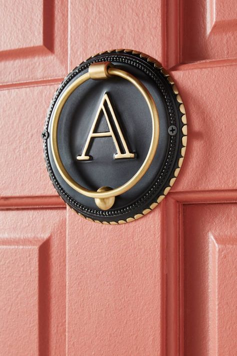 Door Handles Design, Handles For Kitchen Cabinets, Campus Apartment, Monogram Door, Kitchen Handle, Door Knobs And Knockers, Anthropologie Uk, Dog Door, Door Knocker