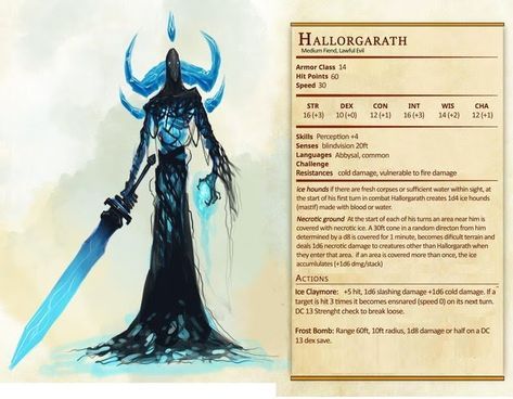 Ice Mage, Greek Monsters, Ice Monster, Roll For Initiative, Dungeons And Dragons 5e, D D Monsters, Dungeons And Dragons Game, Creature Artwork, Dnd Monsters