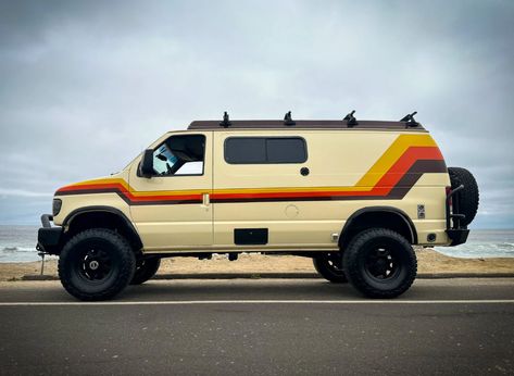 For Sale: A 6.8 Liter V10-Powered Ford E-350 4×4 Sportsmobile Camper 4x4 Van For Sale, Sportsmobile 4x4, Ford Van Conversion, Conversion Vans For Sale, Custom Camper Vans, Tacoma Truck, Build A Camper Van, 4x4 Van, Build A Camper