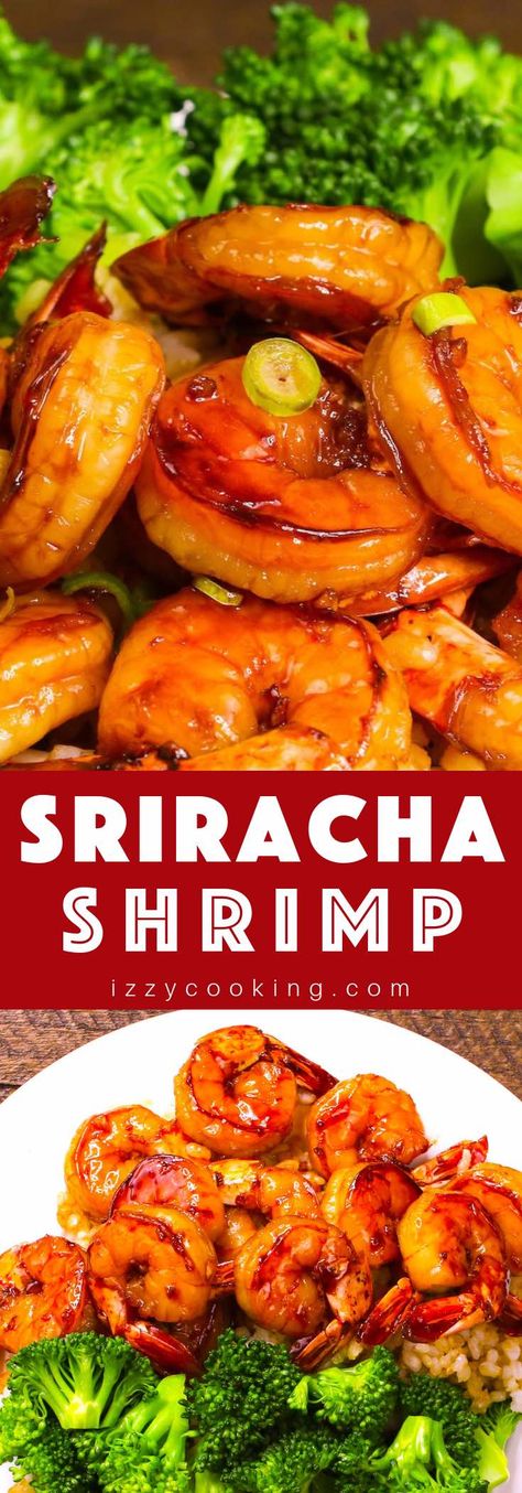 Sriracha Shrimp is packed with flavors and made with the easiest, and most delicious sriracha sauce. Sriracha Shrimp, Sriracha Recipes, Honey Sriracha Sauce, Quick Meals To Make, Shrimp Recipes Easy, Sriracha Sauce, Shrimp Recipes, Sriracha, Clean Eating Snacks