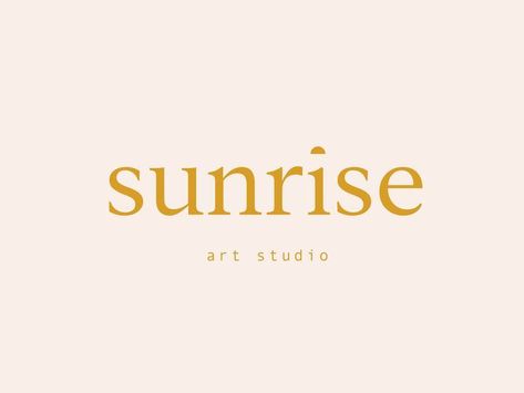 Sunrise Art Studio Branding by Galerie Design Studio | Dribbble | branding  cleverlogo  design  font  icon  logo  logodesign  logomarks  minimalism  simplicity  sun  sunrise  sunshine  symbol  typography  vector Sunrise Drawing, Sunshine Logo, Sunrise Logo, Sunrise Tattoo, Sunrise City, Sunrise Wallpaper, Sunrise Painting, Sunrise Pictures, Sunrise Art