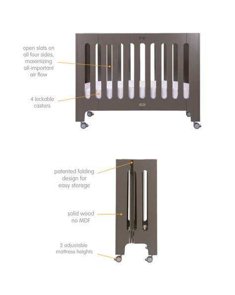 Baby Nook, Foldable Crib, Baby Crib Designs, Wooden Baby Crib, Modern Dining Furniture, Small Space Nursery, Small Nursery, Crib Design, Side Bed