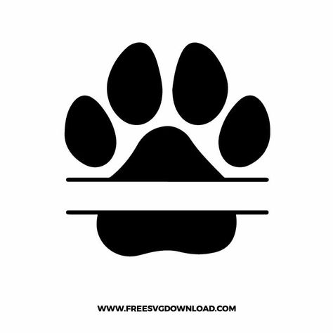 Paw Logo, Unique Monogram, Split Monogram, Dog Cuts, Punch Needle Patterns, Butterflies Svg, Free Svg Files, S Monogram, Dog Paw Print