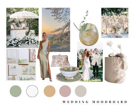 Italian Wedding Mood Board, Italian Destination Wedding, Board Wedding, Raleigh Wedding, Raleigh North Carolina, American Wedding, Carolina Wedding, North Carolina Wedding, Wedding Mood Board