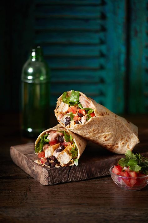 Gourmet Burrito by Lola Faura Amazing Food Photography, Best Food Photography, Dark Food Photography, Doner Kebab, Ouzo, Food Art Photography, Food Photoshoot, Restaurant Photography, Modern Food