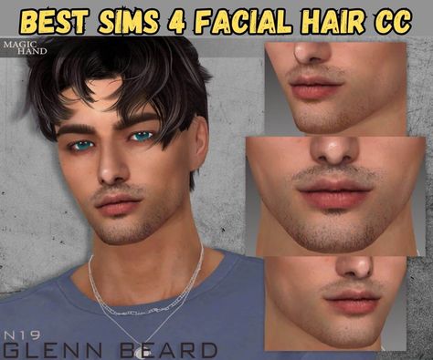 19 Amazing Sims 4 Facial Hair CC (Beards, Mustaches, Stubble, & Goatees) Sims 4 Cc Male Stubble, Ts4 Facial Hair Cc, Stubble Sims 4 Cc, Sims 4 Male Mustache, Male Sims 4 Cc Facial Hair, Sims 4 Cc Stubble, Sims 4 Male Genetics, Sims 4 Cc Man Beard, Sims Facial Hair Cc