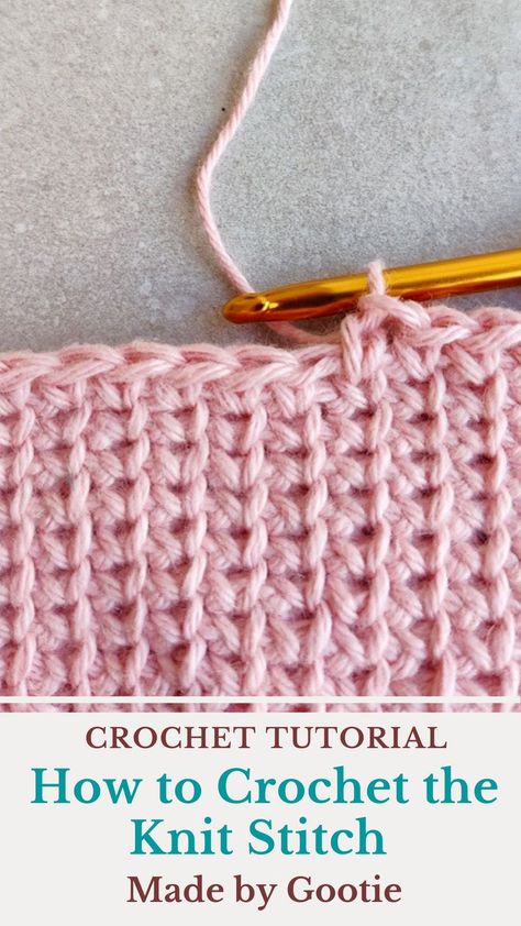 Crochet Stitch Knit Look, Crochet Stitches For Fluffy Yarn, Crochet Whip Stitch, Crochet Like Knitting Pattern, Crochet Stretchy Stitch, Crochet Stiches Names, Crochet Stitches In The Round Patterns, How To Crochet Like Knitting, Simple Crochet Blankets