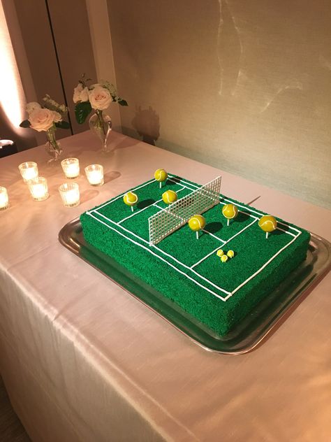 Tennis Grooms Cake, Tennis Cake Ideas Birthdays, Tennis Theme Cake, Tennis Birthday Cake For Men, Tennis Racquet Cake, Weddings 2025, Tennis Cake, Wimbledon Party, Tennis Birthday