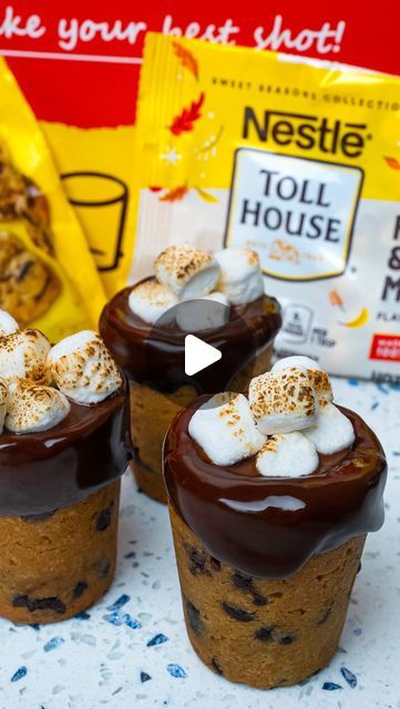 Cookie Shot Glass, Cookie Shot, Unique Treats, Cookie Shots, Tollhouse Cookies, National Cookie Day, Nestle Toll House, Toll House, The Bar