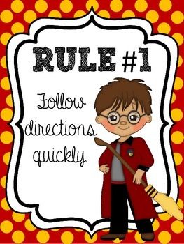 Whole+Brain+Teaching+Rules Harry Potter Classroom Rules, Whole Brain Teaching Rules, Hogwarts Classroom, Harry Potter Classroom Theme, Math Focus Walls, Paperwork Organization, Teaching Rules, Teaching Classroom Decor, Team Teaching