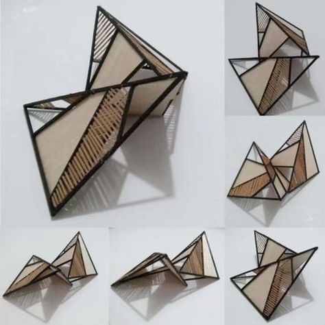 Folding Architecture, Conceptual Model Architecture, Origami Architecture, Architecture Drawing Sketchbooks, Concept Models Architecture, Pavilion Architecture, Pavilion Design, Architecture Concept Diagram, Architecture Design Sketch