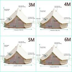 Our fabric is 300gsm canvas, and our mat is 540gsm pvc, most bell tent is 285gsm, so our bell tent is thicker than others. This is a 4 season3/4/5m dia. Our bell tent has a electric entry on the right side wall, but not in the back, plz notice that. Camping Yurt, Canvas Tent Camping, Bell Tent Glamping, Bell Tent Camping, Yurt Camping, Yurt Tent, Canvas Bell Tent, Winter Tent, Tree Tent