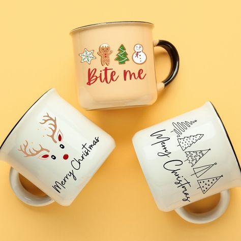 Visit our store for full collection of printable designs #christmas #christmas2022 #christmasmugs #christmasmugdesigns #mugdesigns2022 #printablegift #christmasgift #teachergift #trending Christmas Presents For Teachers, Diy Christmas Mugs, Christmas Graphic Design, Christmas Cups, Yellow Mugs, Christmas Cup, Holiday Crafts Christmas, Merry Christmas Card, Teacher Christmas