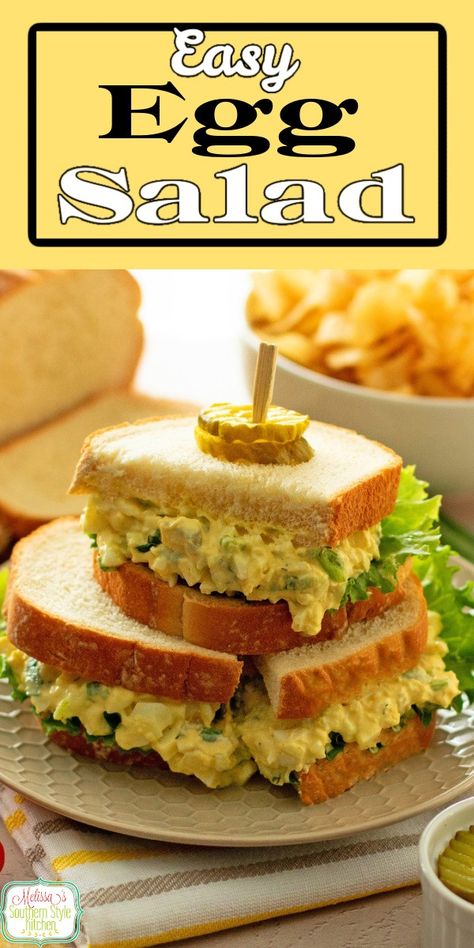 Egg Salad Recipe Easy Egg Salad Recipe, Breakfast Egg Salad, Egg Salad Sandwich Recipe Easy, Yummy Egg Salad Recipe, Egg Salad No Mustard, Spicy Egg Salad Recipe, Recipe For Egg Salad, Masters Egg Salad Sandwich Recipe, Master’s Egg Salad Recipe