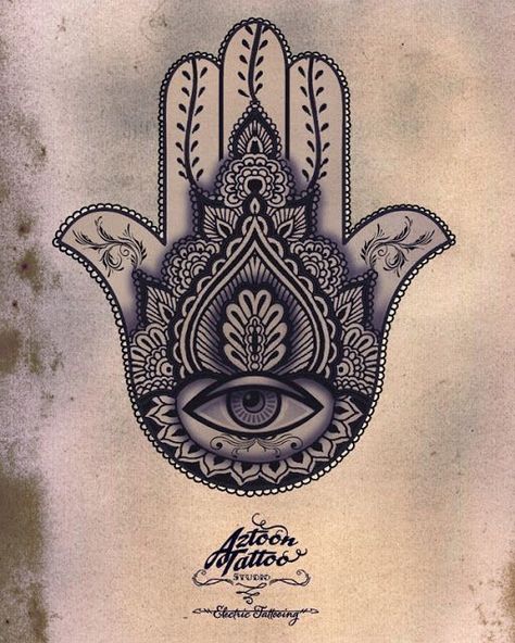 STAYING ON THE PATH YOU CHOOSE – Gypsy Wagon Survival Tattoo Main, Hamsa Tattoo, Kunst Tattoos, Muster Tattoos, Bohol, Hand Of Fatima, Back Tattoos, Skin Art, Piercing Tattoo