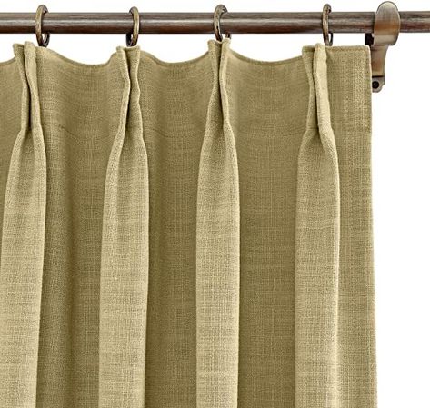 Extra Wide Curtains, Sliding Door Curtains, Pinch Pleat Drape, Extra Long Curtains, Door Living Room, Patio Door Curtains, Large Curtains, Linen Drapery, Wide Curtains