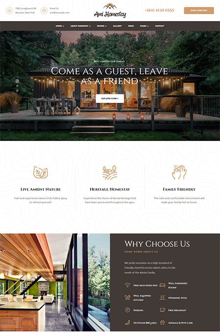 15 Best Hotel Booking WordPress Theme 2022 - Frip.in Guest House Website Design, Airbnb Website Design Inspiration, Hospitality Website Design, Luxury Travel Website Design, Airbnb Website Design, Booking Website Design, Hotel Marketing Design, Hotel Website Design, Hotel Booking Website