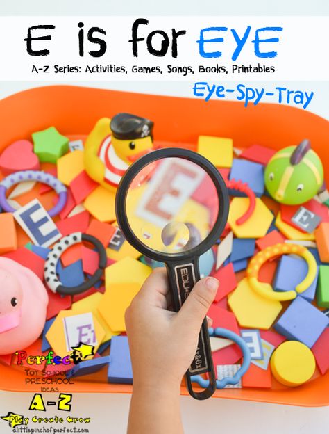 Surprise, a short weekend post for you! We have a simple and fun game to improve visual perception and letter E recognition. Find out how to set up your own Eye-Spy-Tray in our last post for the week–E is for Eye. Here is a post I love by Left Brain Craft Brain if you want … Bouncing Bubbles, Letter E Activities, Letter E Craft, Homemade Bubble Solution, Bubble Solution, Abc Activities, Preschool Literacy, Letter Of The Week, Preschool Letters