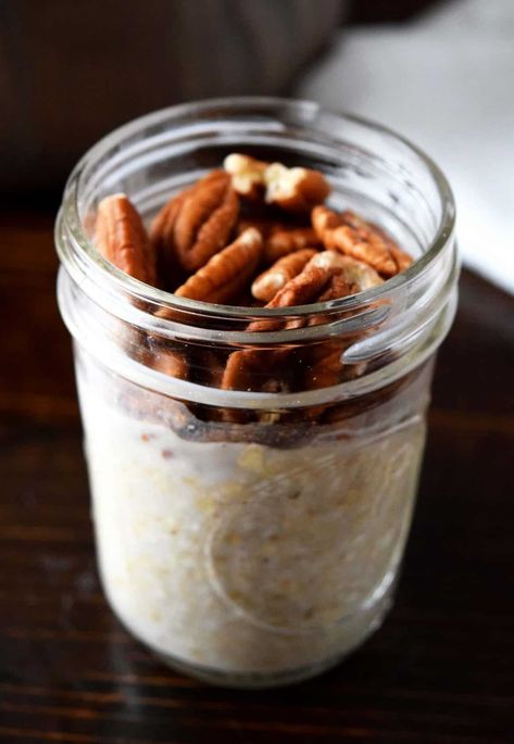 Best Overnight Oats, Oats In A Jar, Healthy Overnight Oats, Overnight Oats In A Jar, Best Overnight Oats Recipe, Oats Overnight, Overnight Oats Recipes, Pecan Pie Easy, Oat Recipes Healthy