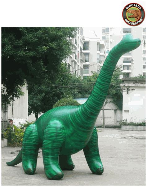 Blow Up Dinosaur, Giant Dinosaur, Giant Inflatable, The Good Dinosaur, Dinosaur Birthday Party, Green Bows, Prehistoric Animals, Dinosaur Kids, Dinosaur Toys