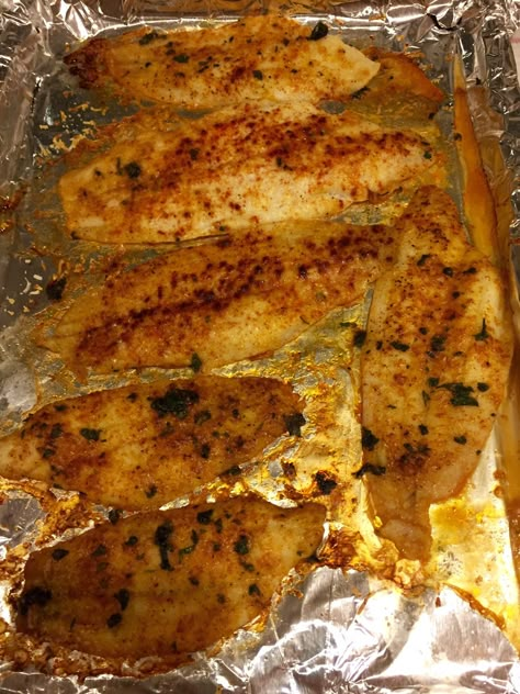 Tender pieces of sole encrusted with this simple coating is an easy weeknight meal! Ingredients: 6 slices of dover sole 1 cup shredded parmesan cheese 2 T. Paprika 2 T. Chopped parsley or cilantro … Oven Baked Sole Fillets, Fillet Of Sole, Petrole Sole Recipe, Fillet Of Sole Recipes, Dover Sole Recipes Healthy, Baked Sole Fillet Recipes, Sole Recipes Baked, Dover Sole Recipes, Sole Fillet Recipes