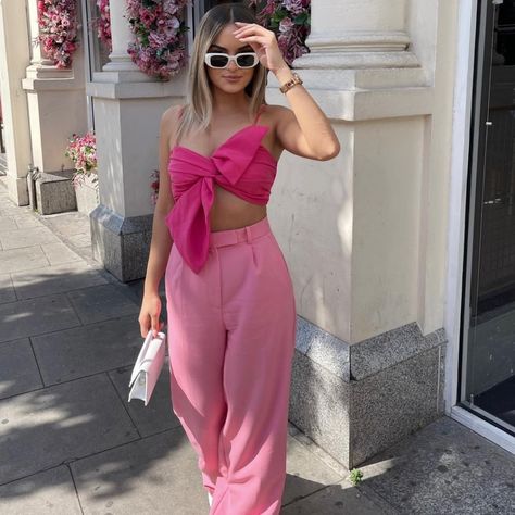 Pink going out outfits