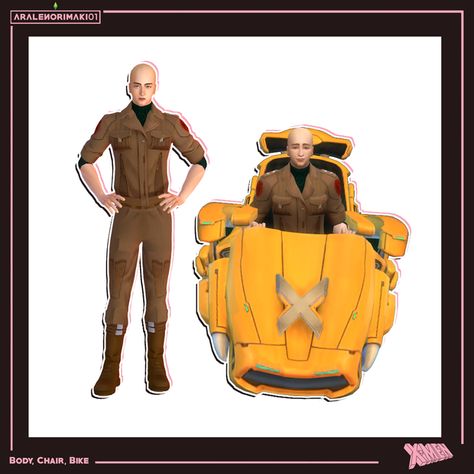 Prof X | Aralenorimaki01 Xmen Sims 4 Cc, Sims 4 X Men Cc, Sims 4 Cc Xmen, Cyclops X Men, Professor Xavier, Los Sims 4 Mods, Charles Xavier, Los Sims, The Sims4