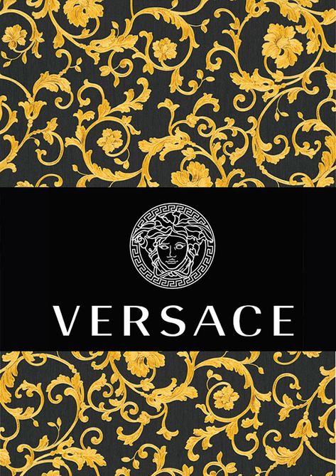 Versace Design Pattern, Versace Logo Wallpapers, Gold Versace Wallpaper, Versace Furniture, Versace Aesthetic, Versace Wallpaper, Versace Design, Wallpaper Fashion, Versace Logo