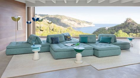 CONVERSATION composition A - 5 elements islands | Roche Bobois Salon Roche Bobois, Roche Bobois Sofa, Bedroom Furniture Inspiration, Dream Sofa, Conversation Sofa, Sofa Bed Armchair, Sofa Inspiration, Dream Sofas, Roche Bobois