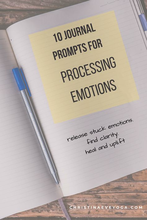 Journal Emotions, Journal For Therapy, Emotions Journal, Stuck Emotions, Processing Emotions, Feelings Journal, How To Journal, Yoga Blog, When You Feel Lost