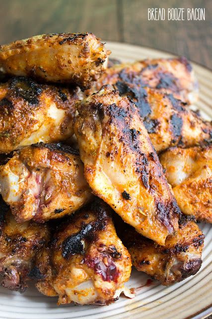 Grilled Chicken Wings Mardi Gras Wings, Cajun Wings Recipe, Cajun Chicken Wings, Cajun Wings, Mardi Gras Party Food, Mardi Gras Recipes, Bread Booze Bacon, Wing Recipe, Outdoor Cooking Recipes