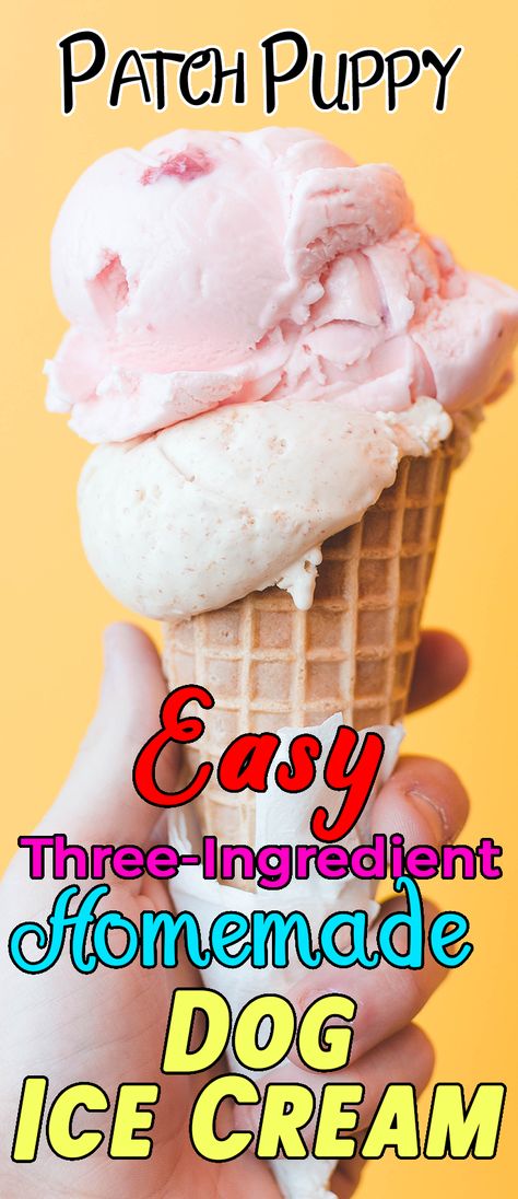 Dog Safe Ice Cream Recipe, Dog Treats Homemade Ice Cream, Iced Dog Treats Homemade, Easy Dog Ice Cream Recipe, Diy Doggy Ice Cream, Ice Cream Treats For Dogs, Healthy Dog Ice Cream Recipe, Ice Cream Dog Treats, Diy Dog Ice Cream Recipes