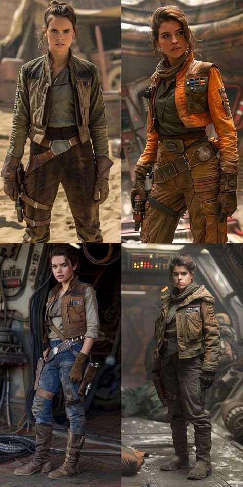 Star Wars Western, Star Wars Pilot Outfit, Star Wars Pilot Oc, Star Wars Smuggler Outfit, Modern Adventurer Character Design, Sci Fi Post Apocalyptic, Traveler Character Design, Fallout Outfits, Star Wars Smuggler