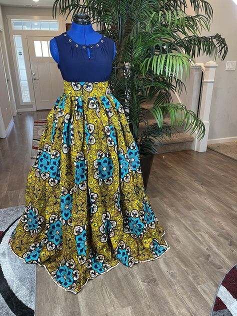 Long Skirt Boho, African Kimono, African Maxi Skirt, Skirt Circle, Flare Maxi Skirt, Plus Size Skirt, African Skirts, Ankara Skirt, Dinner Dress Classy