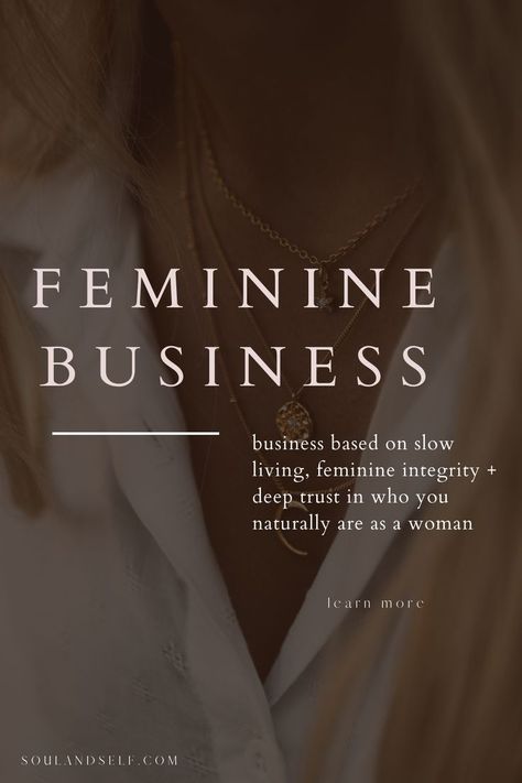 feminine business | sensitive solopreneurs | emapths in business | HSPs in business | marketing without social media | femininity | slow living lifestyle Slow Living Lifestyle, Feminine Business, Business Major, Business Marketing Plan, Spiritual Business, Business Inspiration, Feminine Design, Small Business Tips, Slow Living