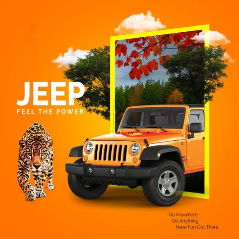 Social Medai Jeep Poster Design Jeep Poster Design, Jeep Poster, Creative Composition, Bohemian Elephant, Instagram Branding Design, Instagram Branding, Poster Ads, Galaxy Phone Wallpaper, Social Media Design Inspiration