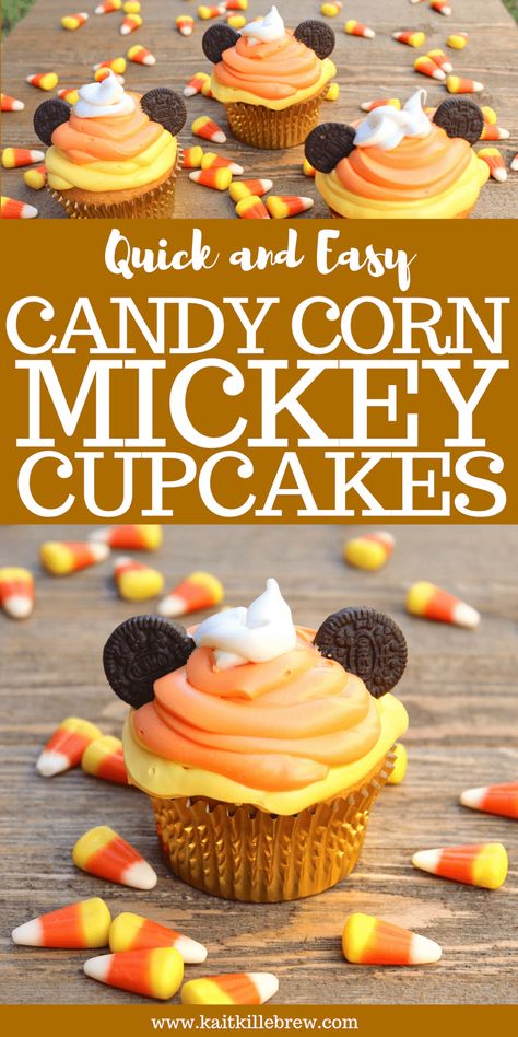 Disney Halloween Treats Diy, Disney Halloween Food Ideas, Disney Halloween Recipes, Disney Theme Treats, Halloween Treats Diy, Disney Halloween Treats, Disney's Halloween Treat, Mickey Cupcakes, Disney Baking