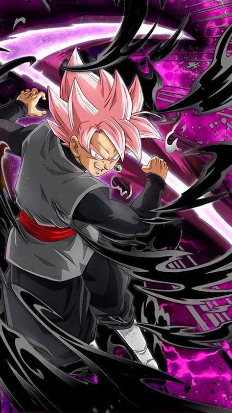 Goku Black Rose Wallpaper, Black Rose Wallpaper, Goku Black Wallpaper, Goku Black Ssj, Super Saiyan Rose, Image Dbz, Dragon Ball Wallpaper Iphone, Goku Wallpaper, Black Goku