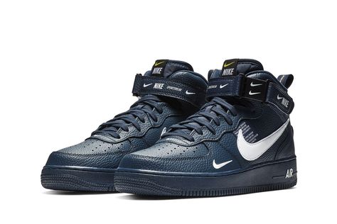 New Air Force 1, Nike Sneakers Mens, Nike Pullover Hoodie, Air Max Plus Tn, Nike Air Force 1 Mid, Nike Fashion Shoes, Nike Airforce 1, Jordan Shoes Girls, Air Force 1 Mid