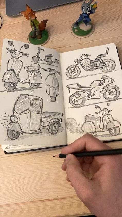 Drawing Sketch Book Ideas, How To Draw Illustrations, Doodle Art Journals Sketchbooks, Sketch Book Drawings Doodles, Dessin Doodle Art, How To Draw Cartoon Characters, Good Drawing Ideas Sketches, Journaling Sketches, Journal Drawings Doodles